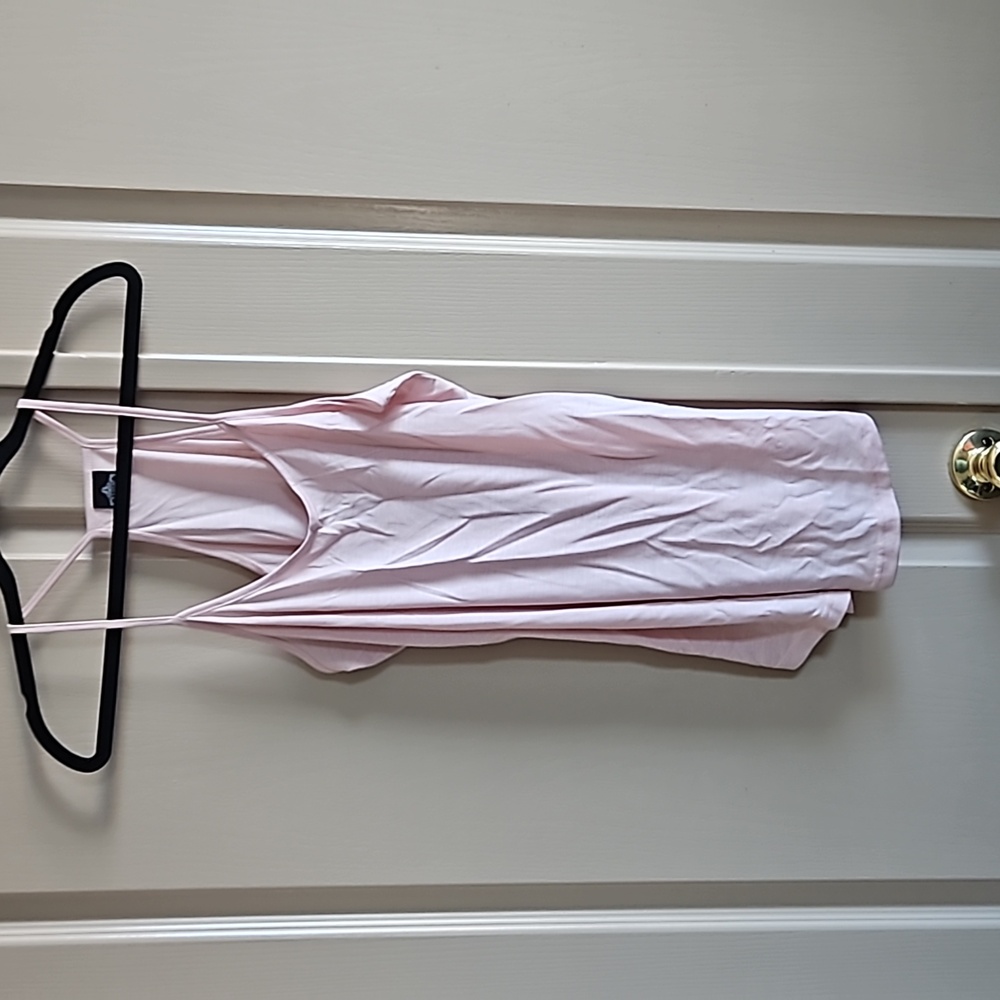 Angie light pink tank top